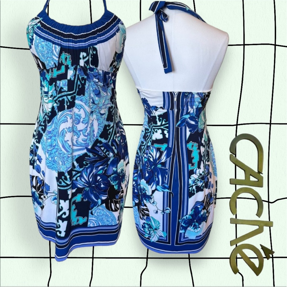 Y2k Floral Halter Dress